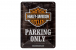 Blechschild "Harley-Davdison Parking Only" - 20 x 15cm